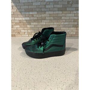Vans Harry Potter Sk8-Hi Platform Womens Size 6.5 Morsmordre Dark Arts Green